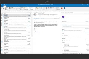 Outlook Customer Manager – Creating business contacts